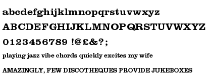 Clarendon URW Medium Wide