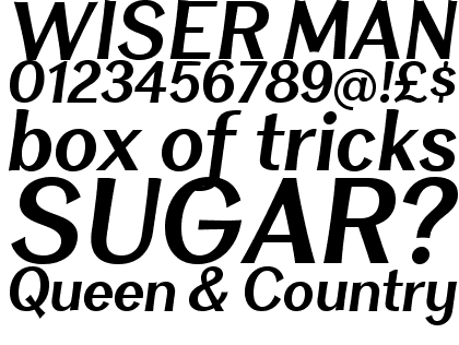 Clasica Sans Bold Italic