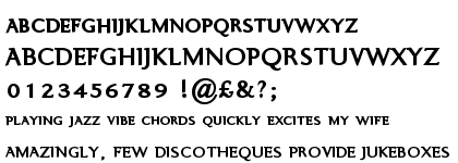 Ela Demiserif Extra Bold Caps