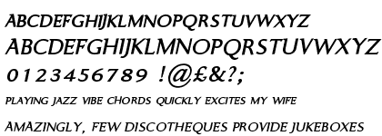 Ela Demiserif Semi Bold Caps Italic