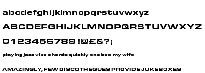 Eurostile Black Extended