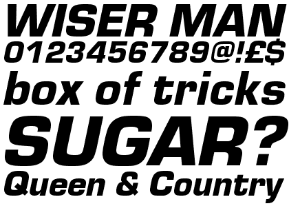 Eurostile Black Italic OT Plus