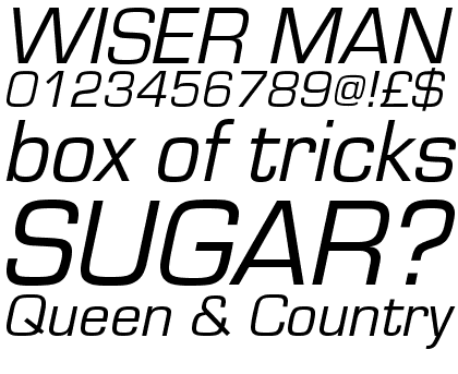 Eurostile Regular Oblique OT Plus