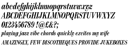 FB Moderno Extra Condensed Bold Italic
