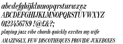 FB Moderno Extra Condensed Semibold Italic