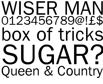 Franklin Gothic Raw Book