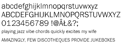 Franklin Gothic URW CE Light