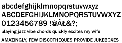 Franklin Gothic URW CE Medium