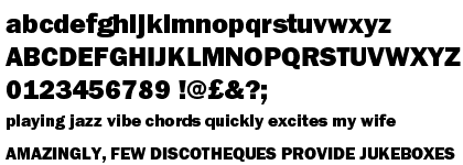 Franklin Gothic URW Heavy