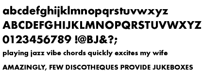 Futura Cyrillic Bold