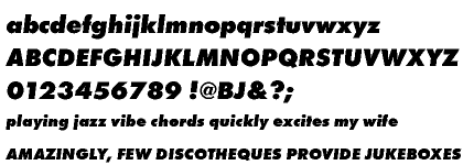 Futura Cyrillic Extra Bold Oblique