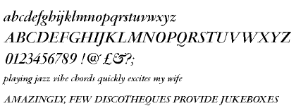 Garamond Bold Italic (Ludlow)