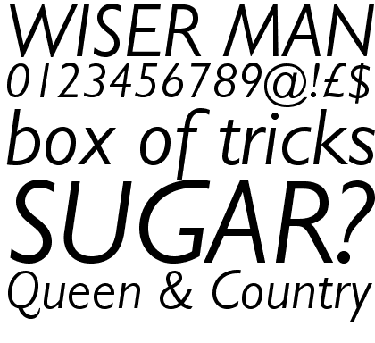 Gill Sans&reg; Pro Book Italic