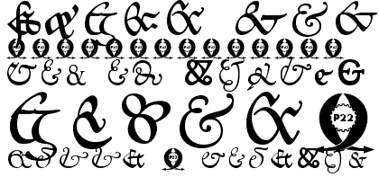 Goudy Ampersands