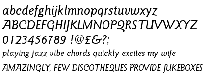 ITC Goudy Sans&trade; Medium Italic