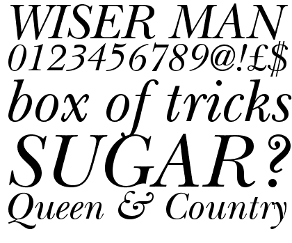 ITC New Baskerville Italic