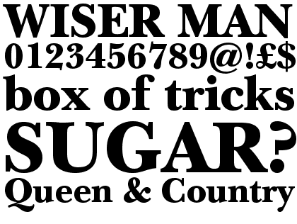 ITC New Baskerville Pro Black