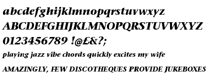 ITC Stone&reg; Serif Bold Italic