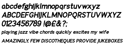 Identikal Sans Bold Italic