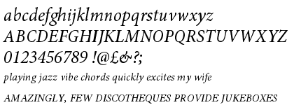 Minion&trade; Pro Condensed Italic