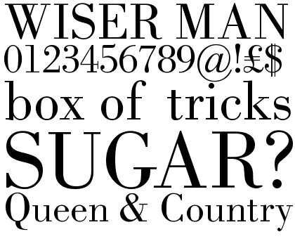 Monotype Bodoni Book ESQ