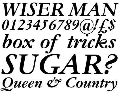 Monotype Garamond&reg; WGL Bold Italic