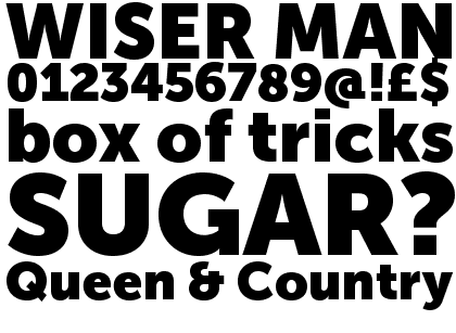 Museo Sans Display Black