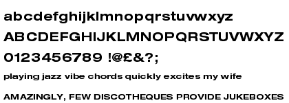 Neue Helvetica&trade; Std 73 Bold Extended