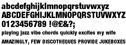 Neue Helvetica&trade; Std 97 Black Condensed