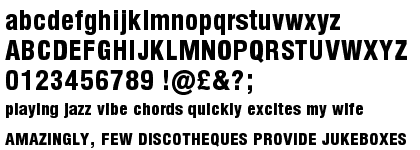 Newhouse DT Condensed Black