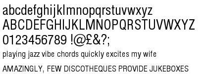 Newhouse DT Condensed Regular