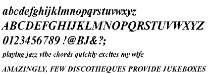 Nimbus Roman Cyrillic Bold Italic (D)