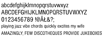 Nimbus Sans CE Regular Condensed (D)