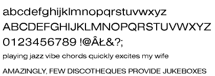 Nimbus Sans CE Regular Extended (D)