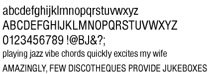 Nimbus Sans Cyrillic Regular Condensed