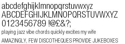 Nimbus Sans Light Condensed OT Plus