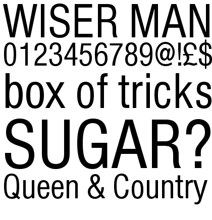 Nimbus Sans Regular Condensed