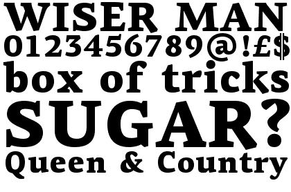 PF Centro Serif Pro Black