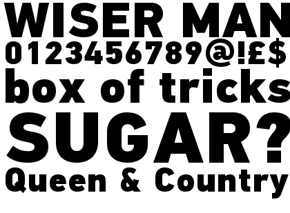 PF DIN Text Universal ExtraBlack