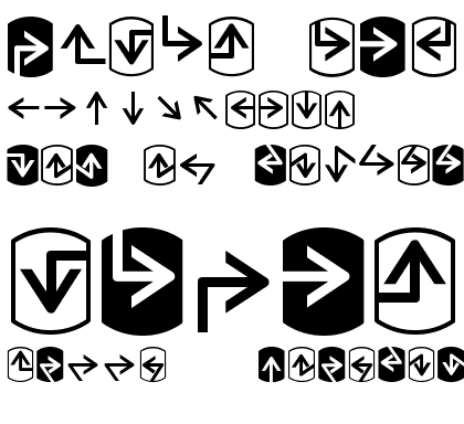 Palm Icons Arrows