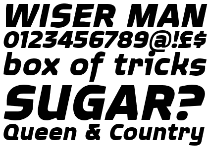 Quagmire Bold Italic