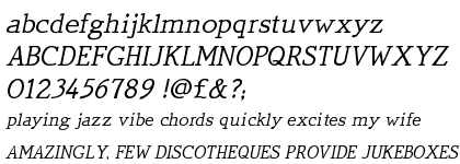Quick Type Plain Italic