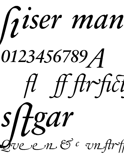 Sabon&reg; Next Display Italic Alternate