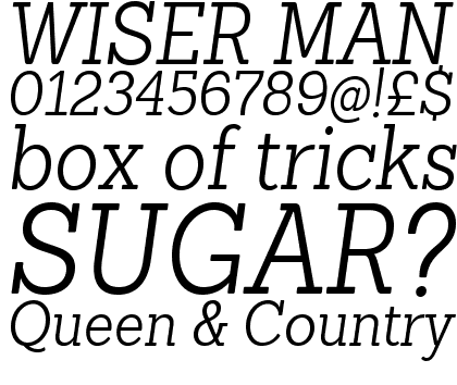 Sanchez Condensed Light Italic