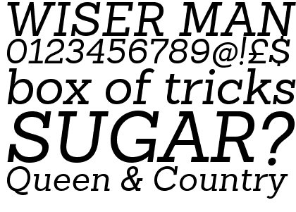 Sanchez Slab Italic