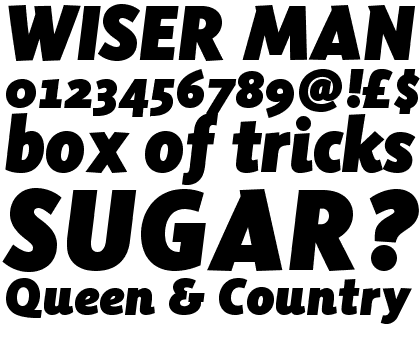 Sensibility Black Italic