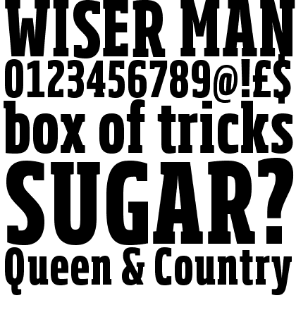 Soho&trade; Extra Bold Compressed