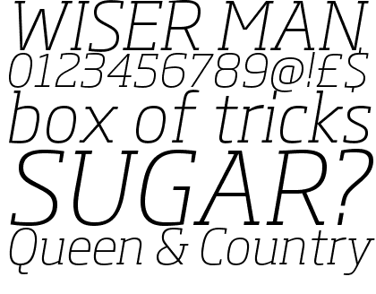 Soho&trade; Extra Light Italic