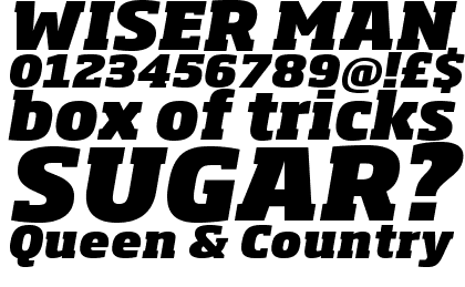 Soho&trade; Heavy Italic