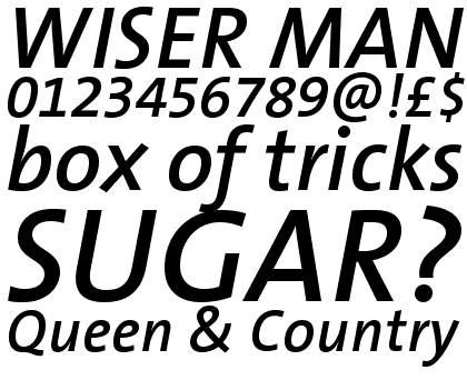 TheSans SemiBold Italic